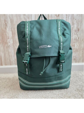 Unisex Lacoste Backpack Green NWOT